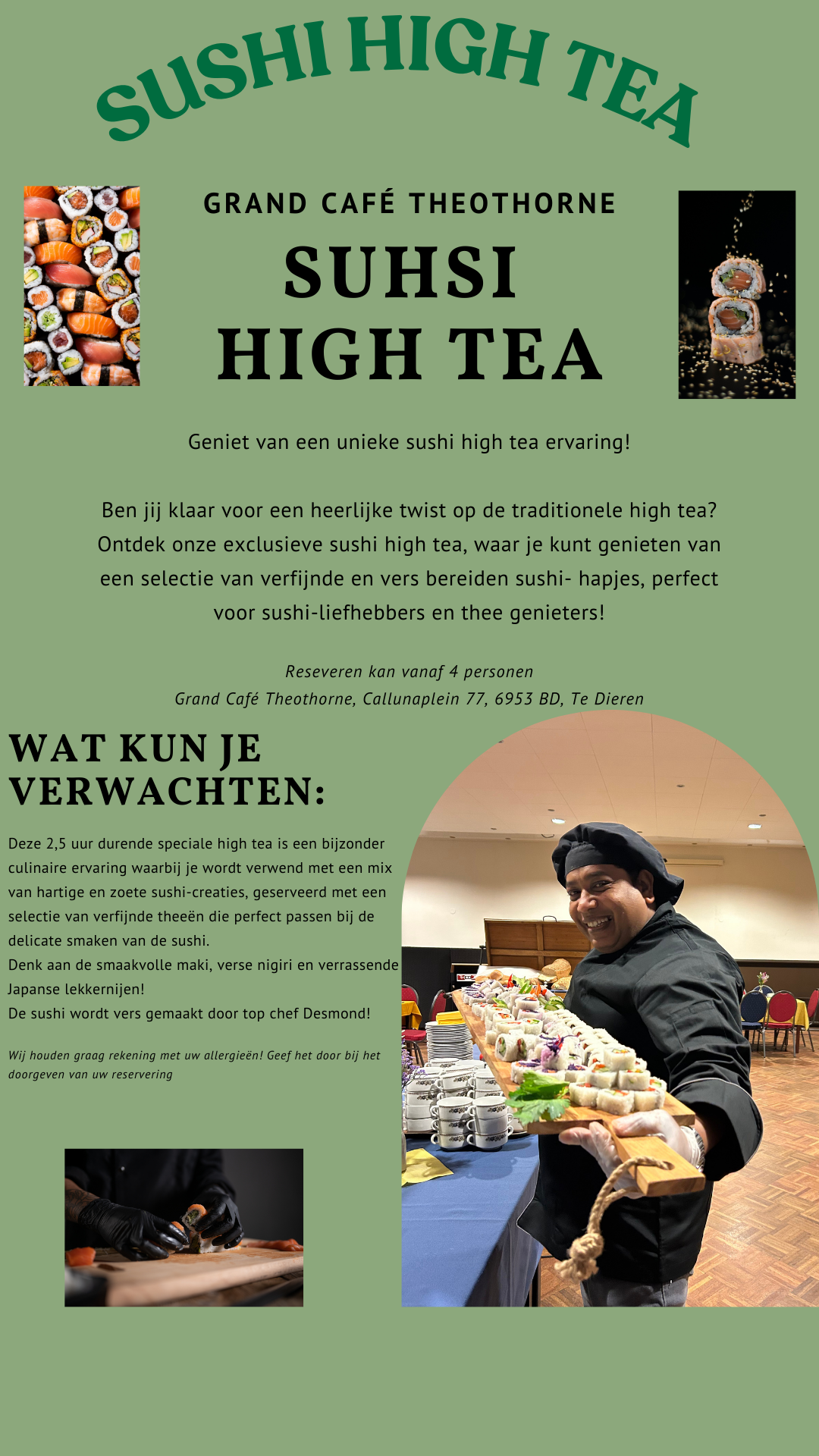 Sushi High Tea